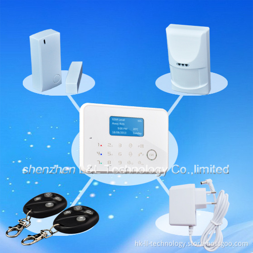 LCD Touch GSM PSTN Home Security Alarm System (L&L-816G)